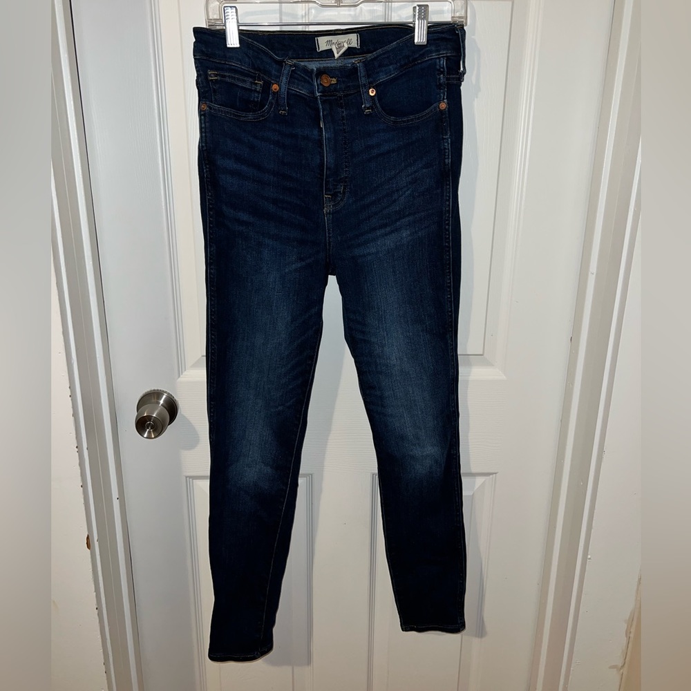 Madewell 10" High-Rise Skinny Jeans in Hayes Wash